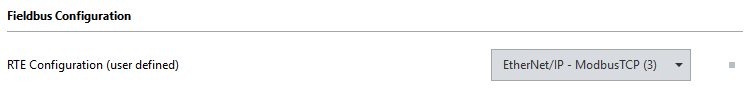 RTE Configuration setting